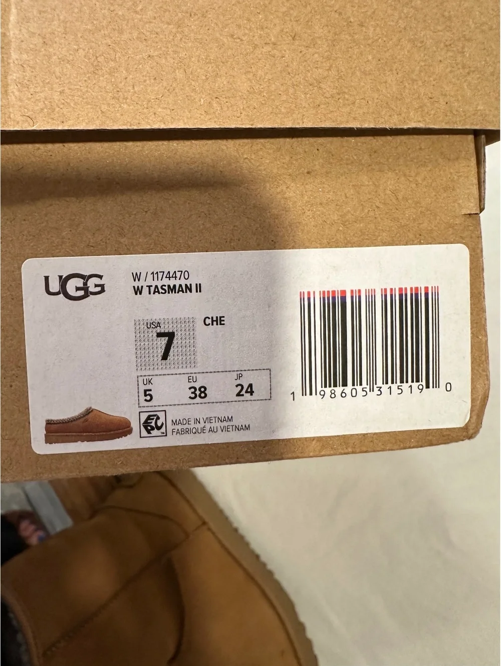 UGG Classic Mini II Boots Chestnut Brown Women’s Size 7 Suede Shearling